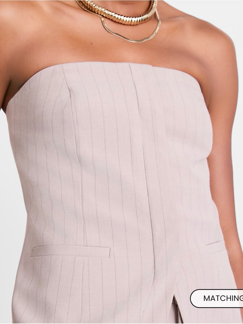 LOFT Stretch Strapless Top - Size 6